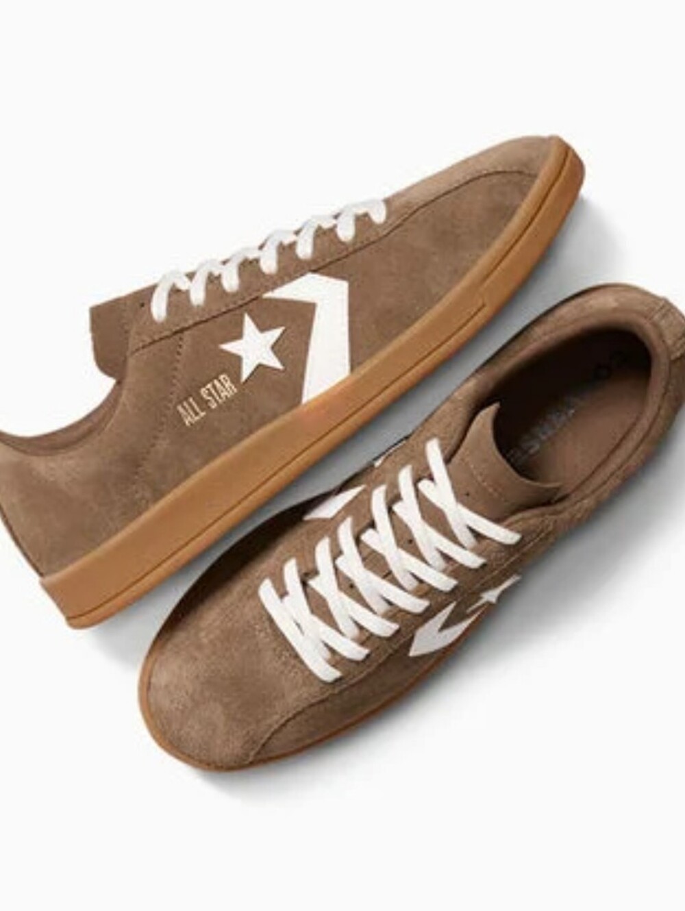 Converse All Star Classic Trainer Suede Sneakers- Grounded/Vintage White/Gum